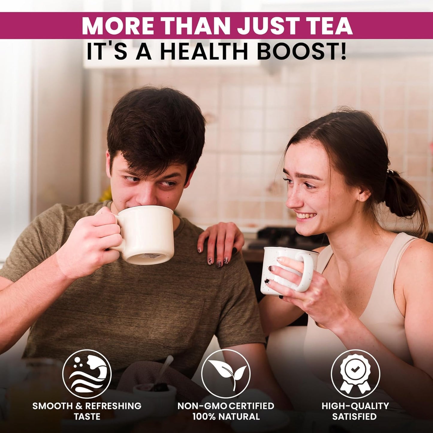 SEANGO® Seabuckthorn Black Masala Tea with Himalayan Herbs, Assam Black Tea, Ginger, Cinnamon, 200g