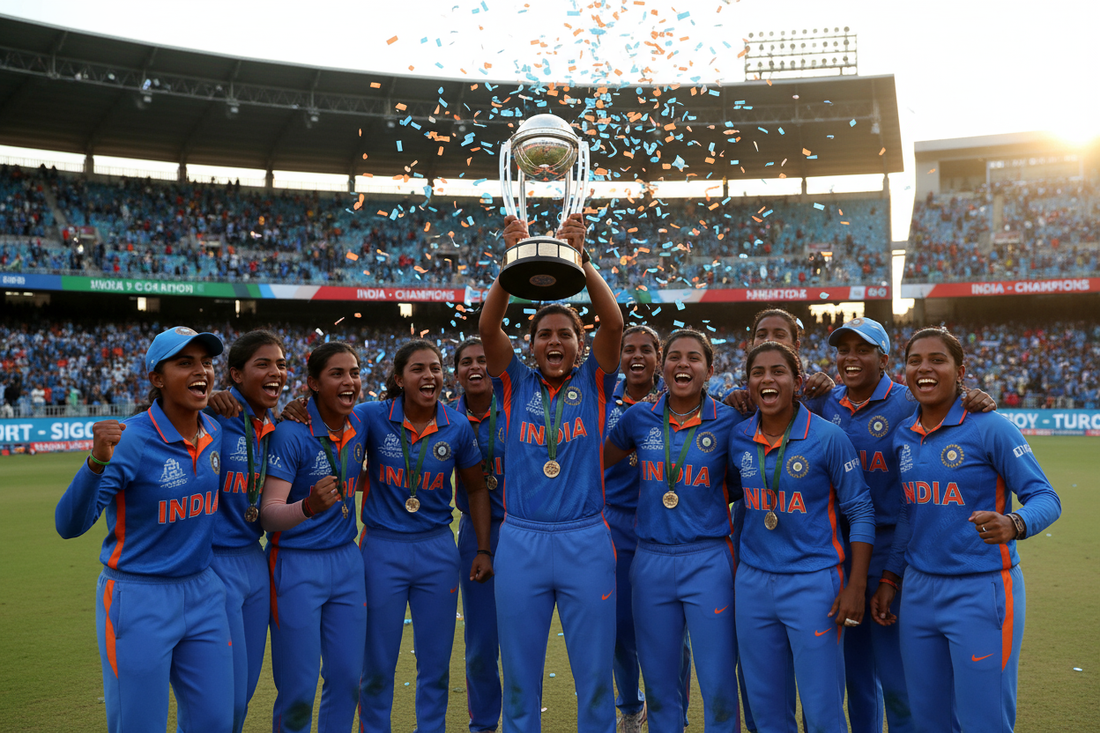 Indian Women’s Cricket Team Wins World Cup 2025 – A Proud Moment for India 🇮🇳