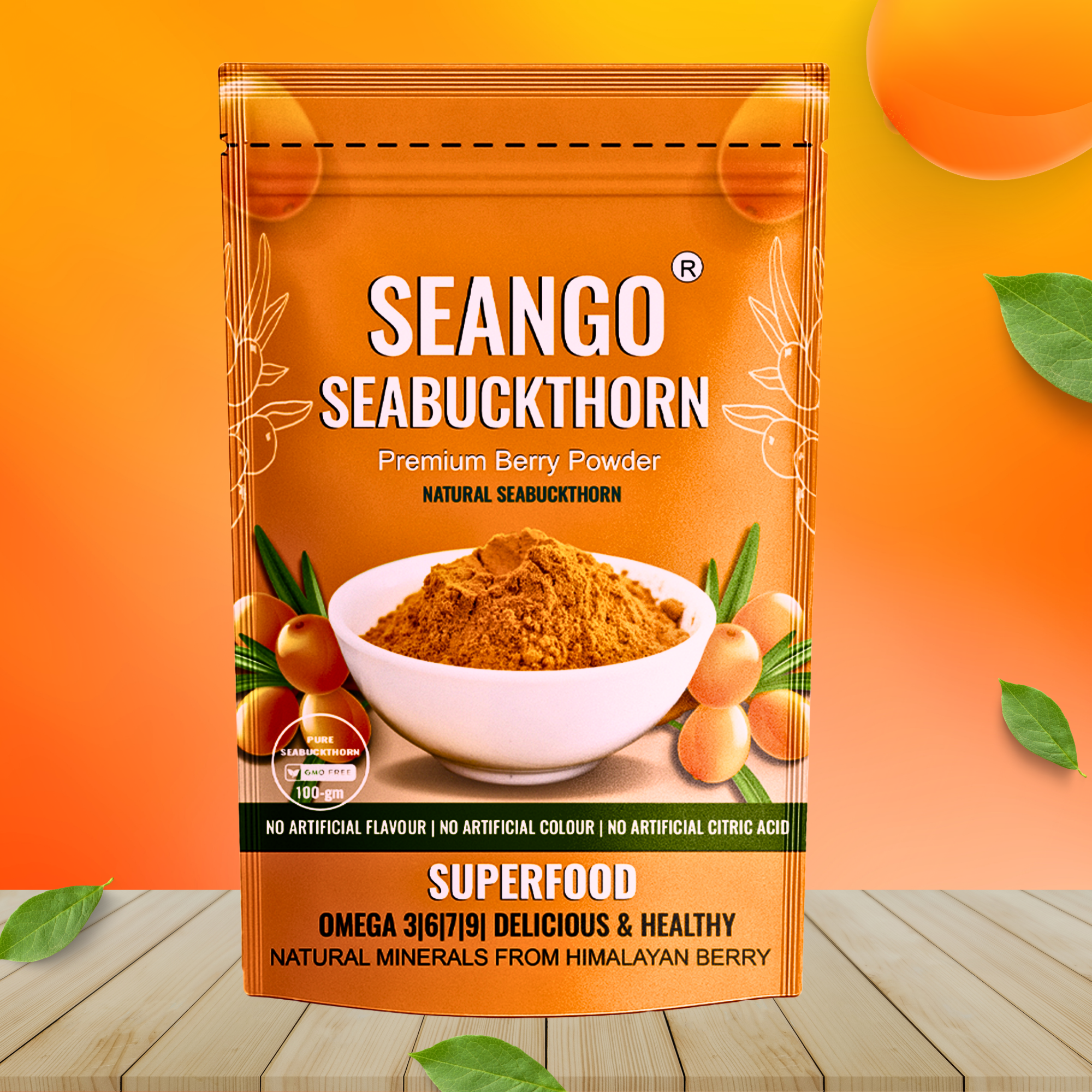 Seango Dry Berry Powder for smoothie and gut health Delhi