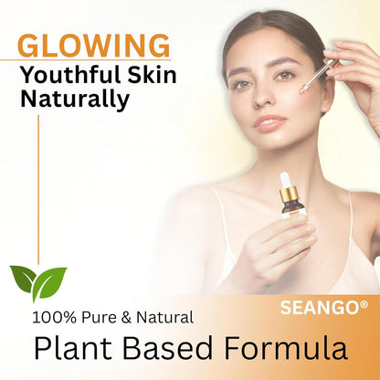 SEANGO® Sea Buckthorn Berry Oil 10-ml | Face & Hair oil | Nourishing Oil | Omega 3,6,7 & 9 | Collagen Boosting | Dull Skin & Fine Lines & Dark Spots | For Smooth, Glowing Skin (Pack of 1)
