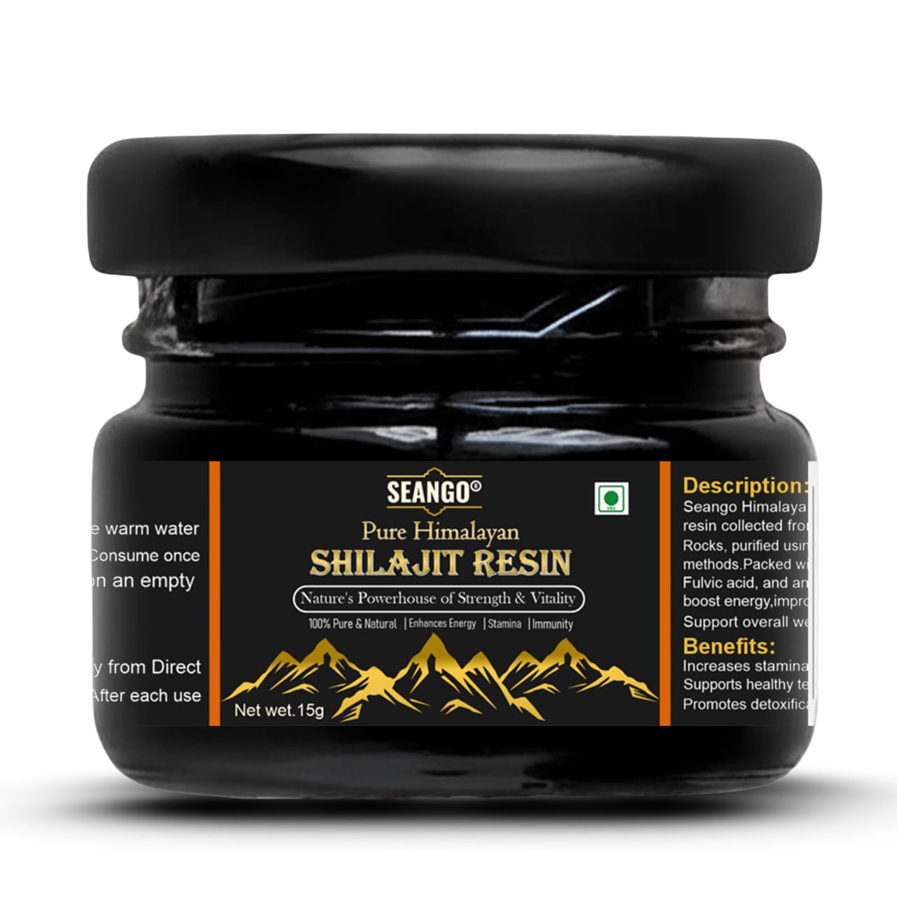 Pure Himalayan shilajit 15g